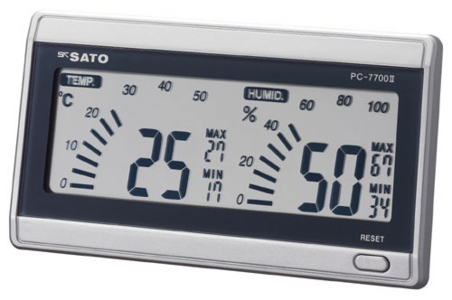 デジタル温湿度計 ルームナビ PC-7700II