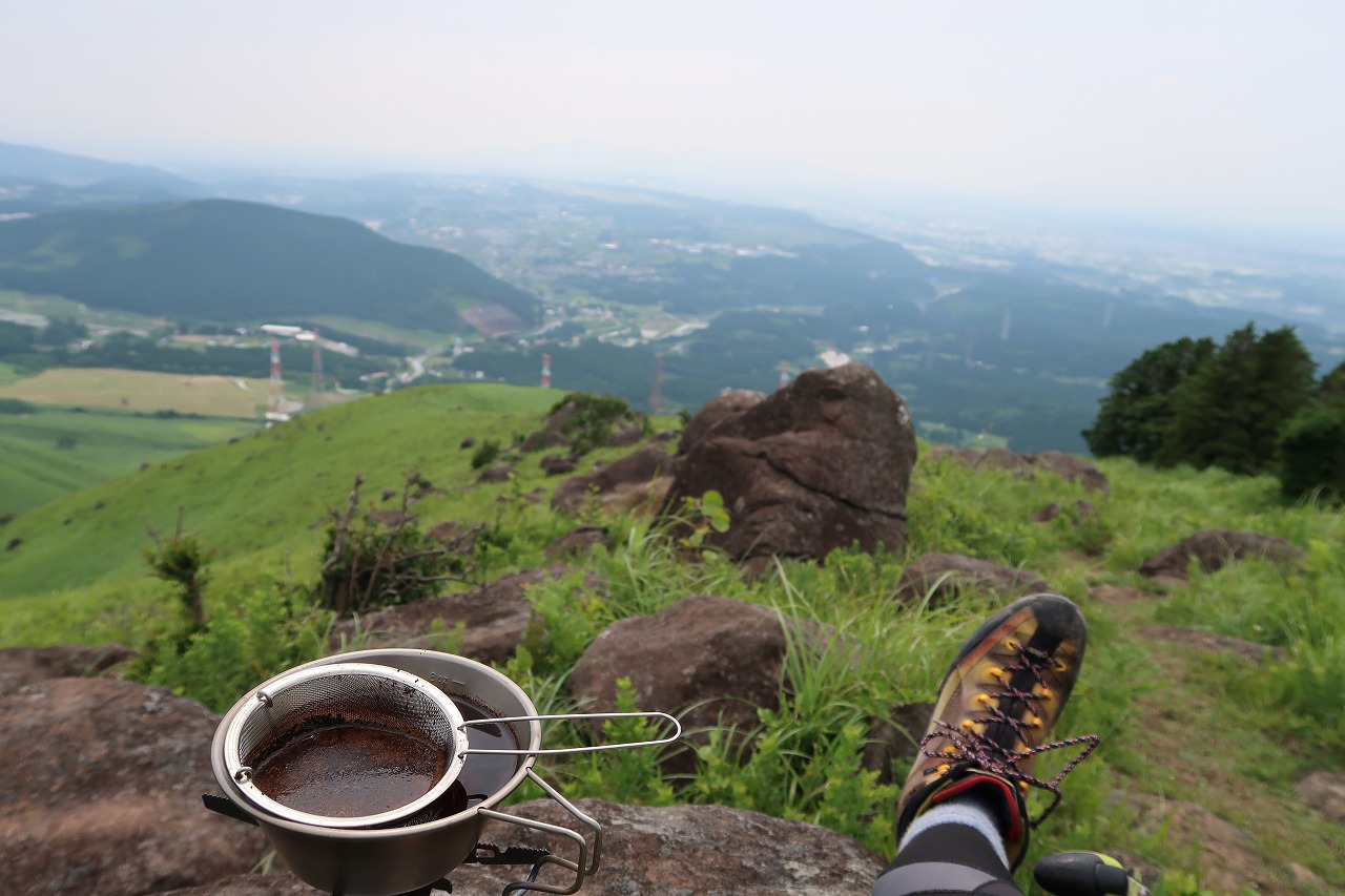 俵山でコーヒー