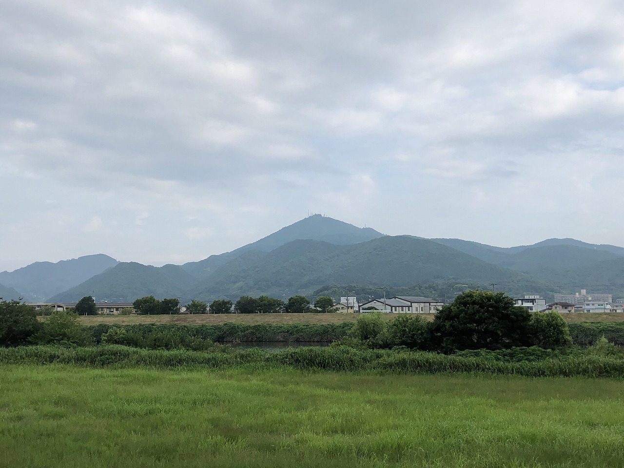 今朝の金峰山　2019.7.9