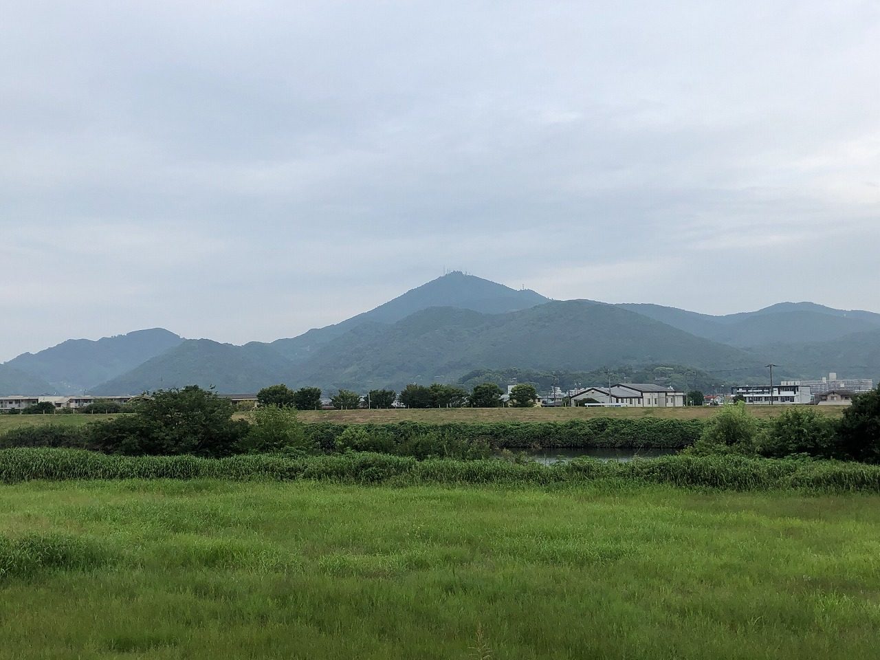 今朝の金峰山です。2019.7.10