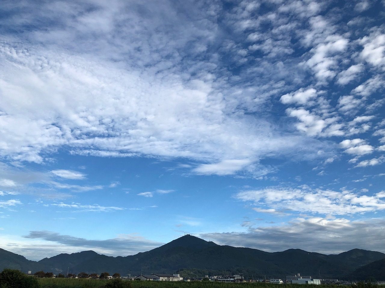 2019.9.27今朝の金峰山です。