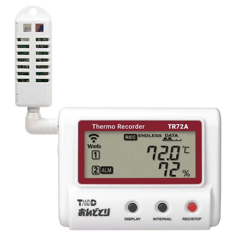 おんどとり 温度・湿度データロガー TR72A